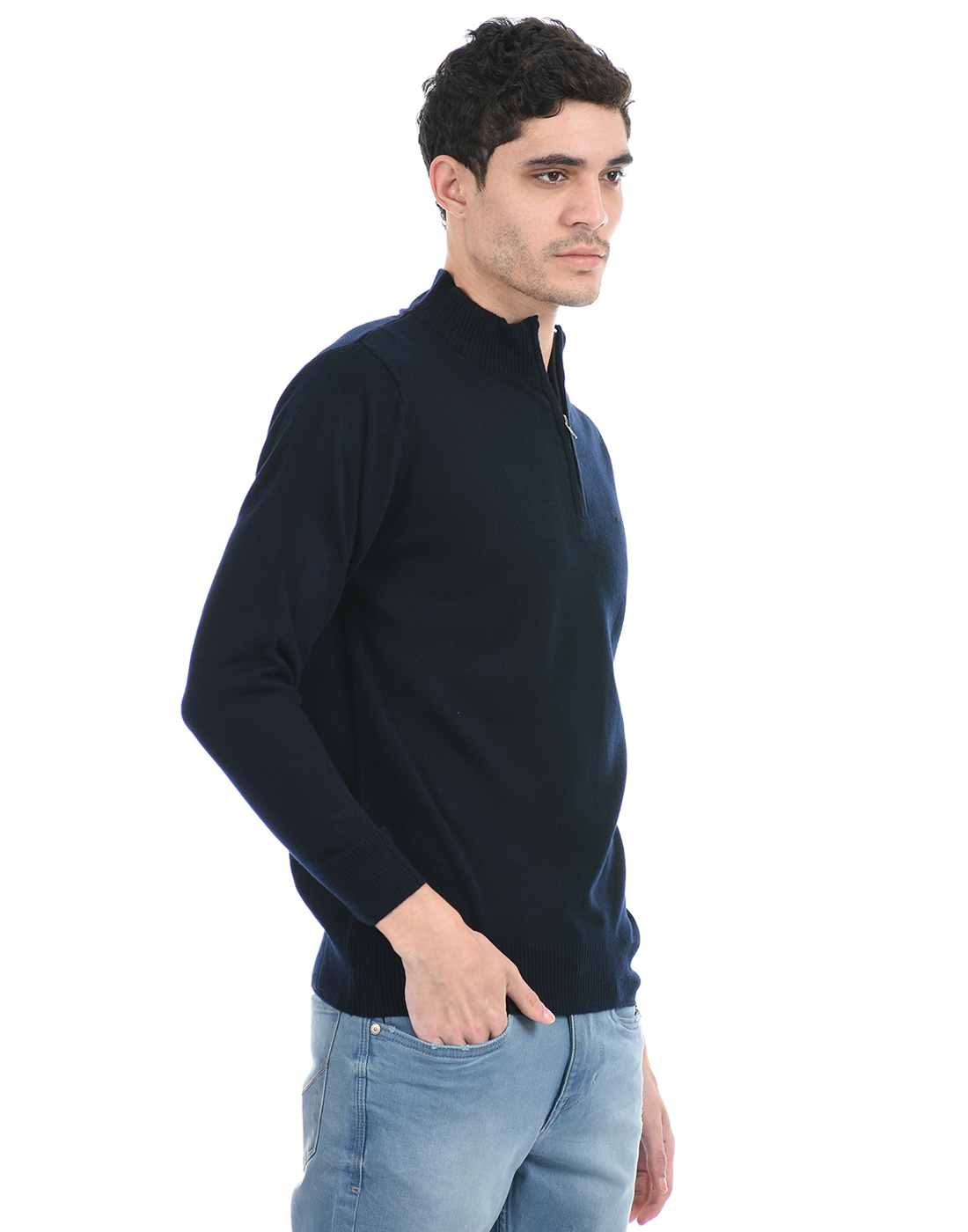 Cloak & Decker by Monte Carlo Men Dark Blue Pullover